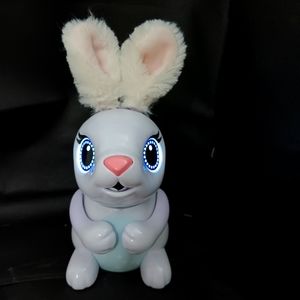 Zoomer Interactive Bunny Rabbit Toy Plush EUC TESTED works